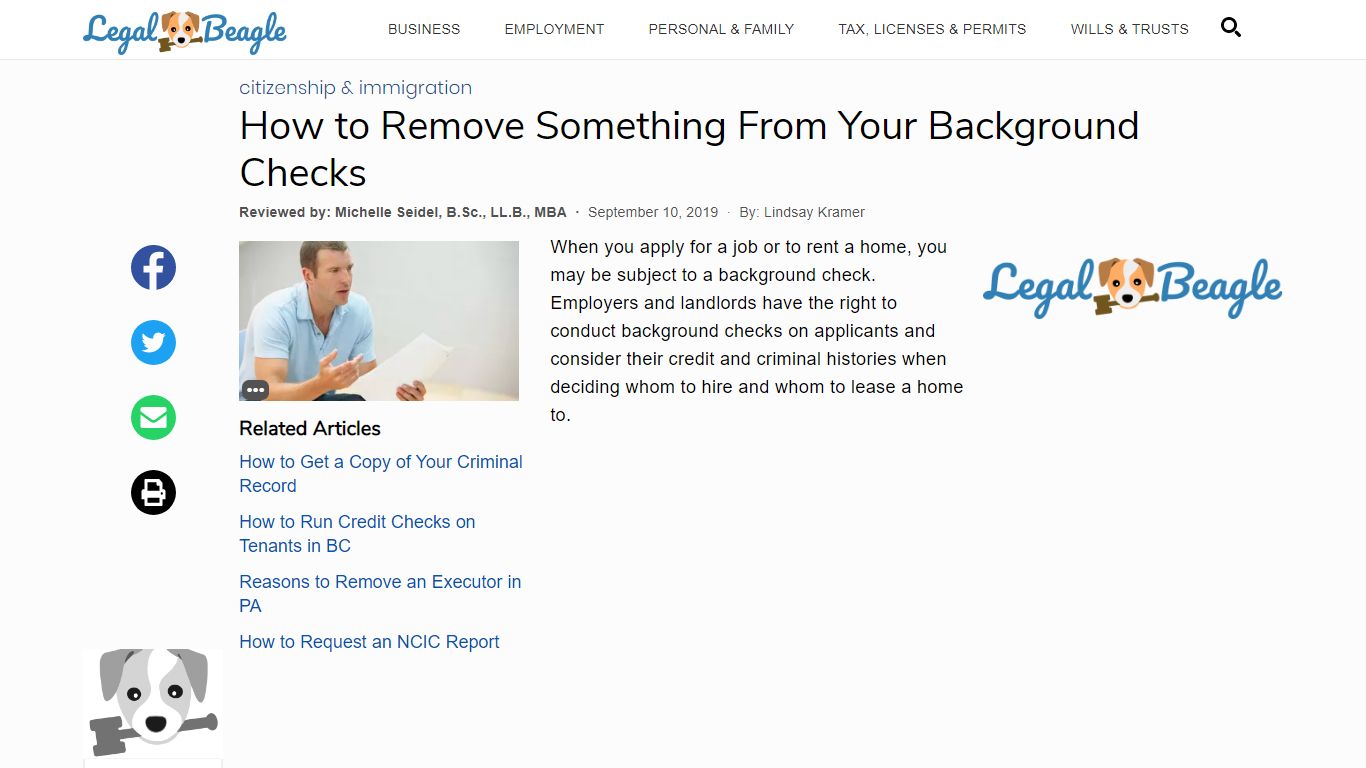 How to Remove Something From Your Background Checks